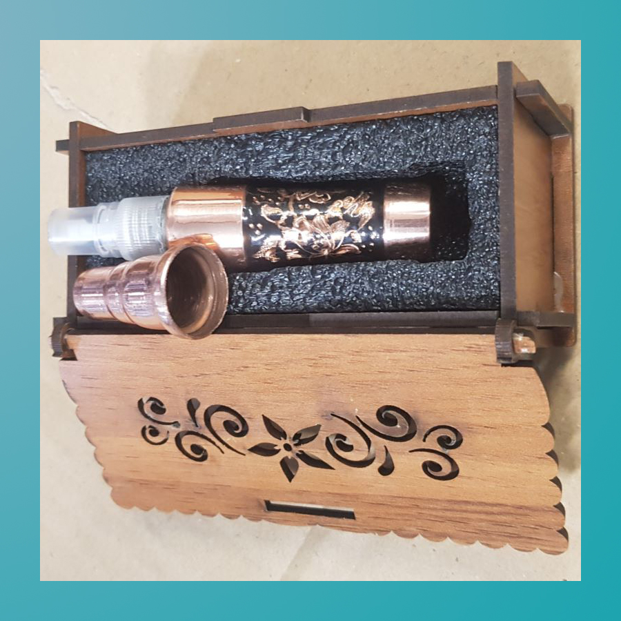 شیشه عطر جنس مسی صنایع دستی 